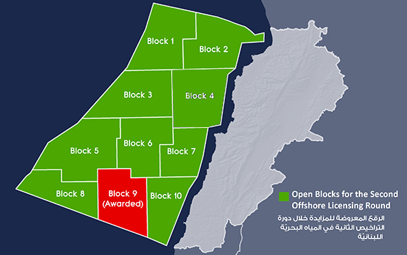 دورة التراخيص الثالثة في المياه البحريّة اللبنانيّة